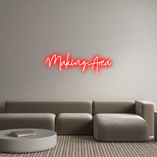 Personalisierbares Neon - LED - Schild in Pink, ideal als Wanddekoration für Wohnzimmer oder Geschäftsräume