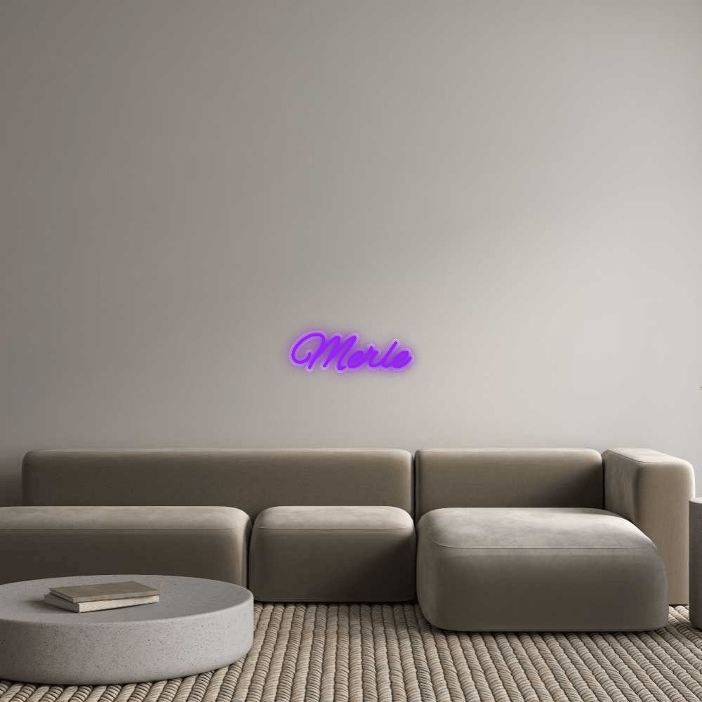 Personalisierbares Neon - LED - Schild in Pink, ideal als Wanddekoration für Wohnzimmer oder Geschäftsräume