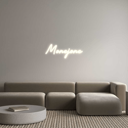 Personalisierbares Neon - LED - Schild in Pink, ideal als Wanddekoration für Wohnzimmer oder Geschäftsräume