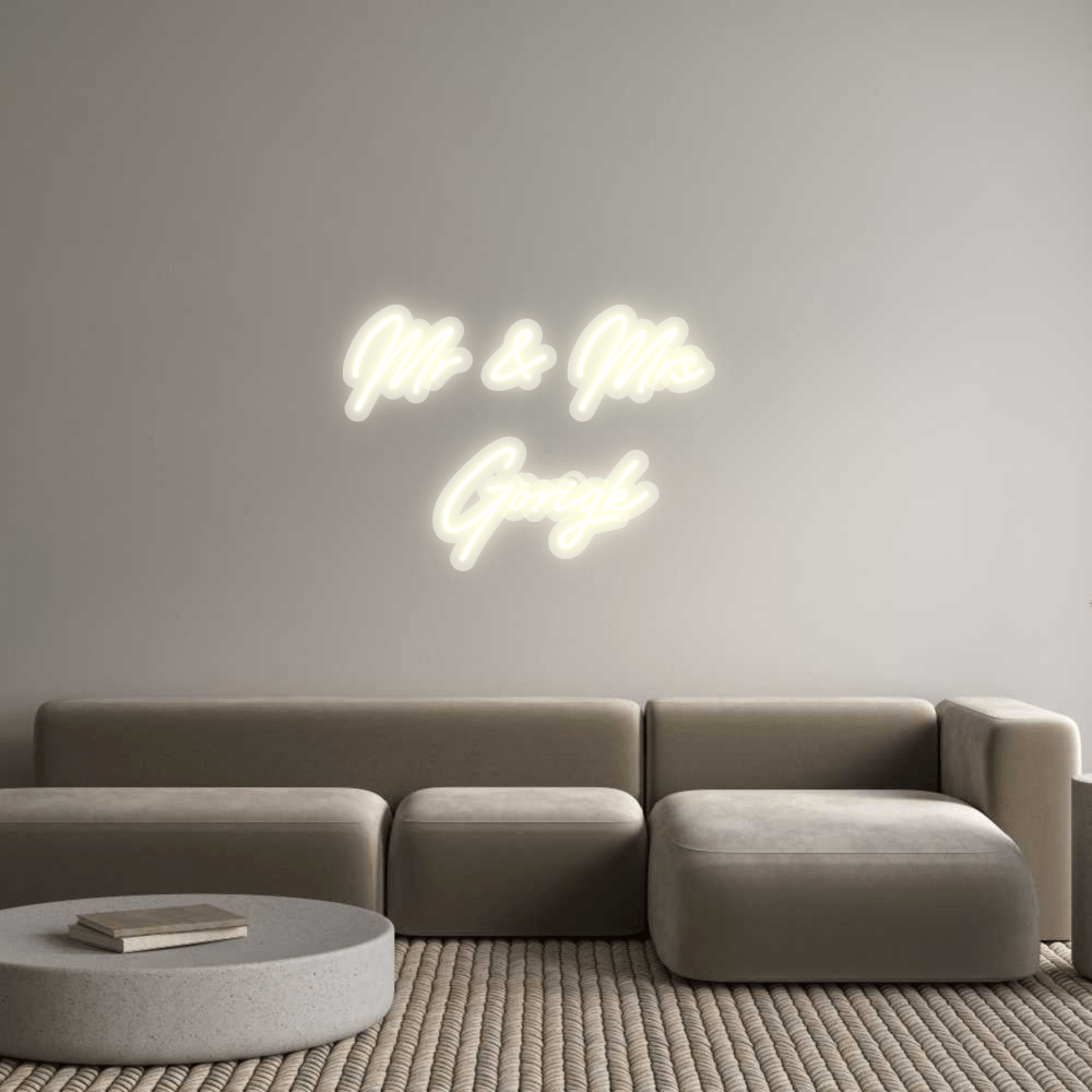Personalisierbares Neon - LED - Schild in Pink, ideal als Wanddekoration für Wohnzimmer oder Geschäftsräume