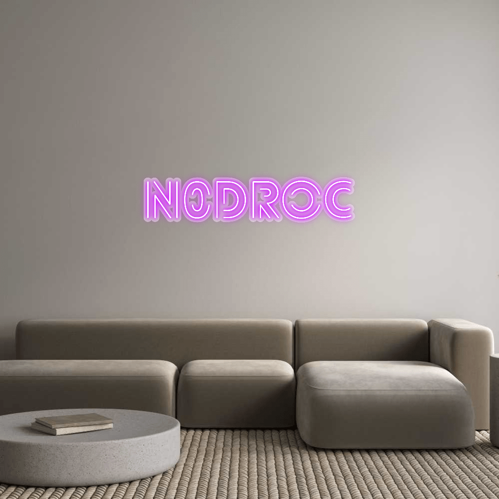 Personalisierbares Neon - LED - Schild in Pink, ideal als Wanddekoration für Wohnzimmer oder Geschäftsräume