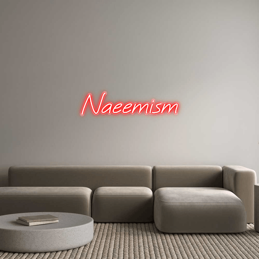 Personalisierbares Neon - LED - Schild in Pink, ideal als Wanddekoration für Wohnzimmer oder Geschäftsräume