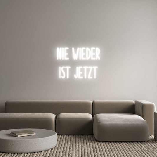 Personalisierbares Neon - LED - Schild in Pink, ideal als Wanddekoration für Wohnzimmer oder Geschäftsräume
