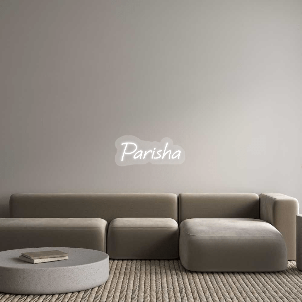Personalisierbares Neon - LED - Schild in Pink, ideal als Wanddekoration für Wohnzimmer oder Geschäftsräume