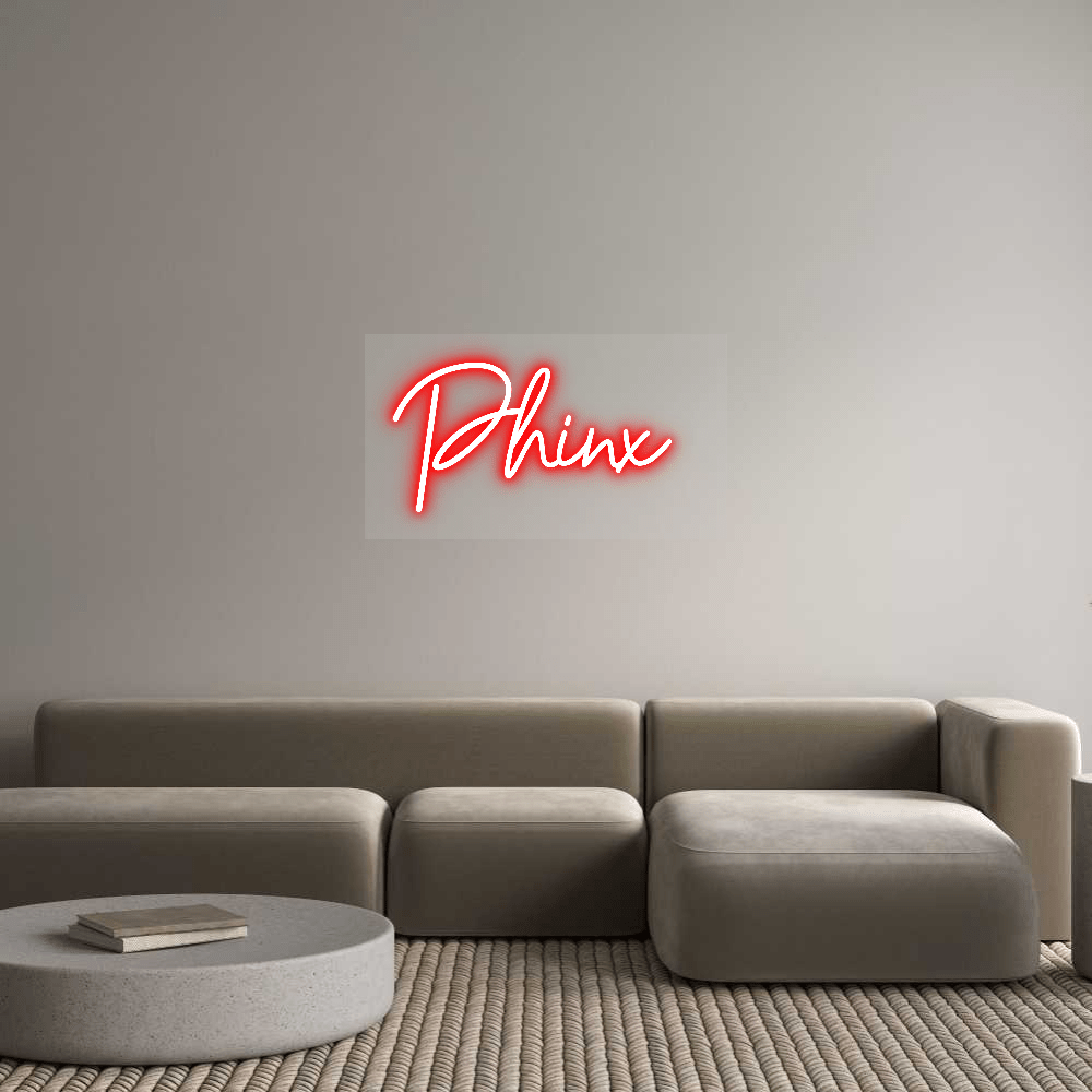 Personalisierbares Neon - LED - Schild in Pink, ideal als Wanddekoration für Wohnzimmer oder Geschäftsräume