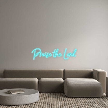 Personalisierbares Neon - LED - Schild in Pink, ideal als Wanddekoration für Wohnzimmer oder Geschäftsräume