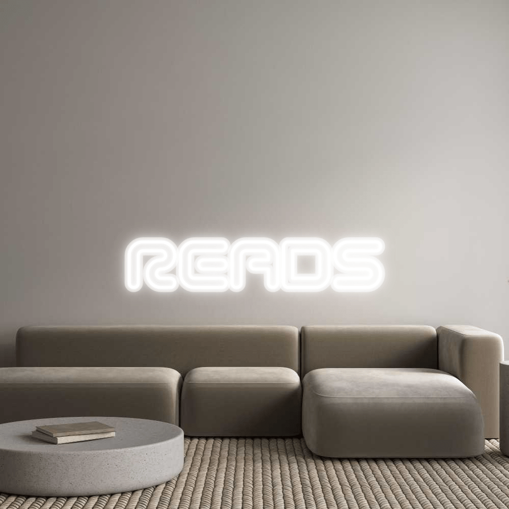 Personalisierbares Neon - LED - Schild in Pink, ideal als Wanddekoration für Wohnzimmer oder Geschäftsräume
