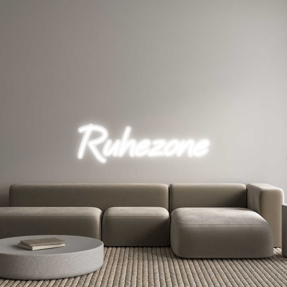 Personalisierbares Neon - LED - Schild in Pink, ideal als Wanddekoration für Wohnzimmer oder Geschäftsräume