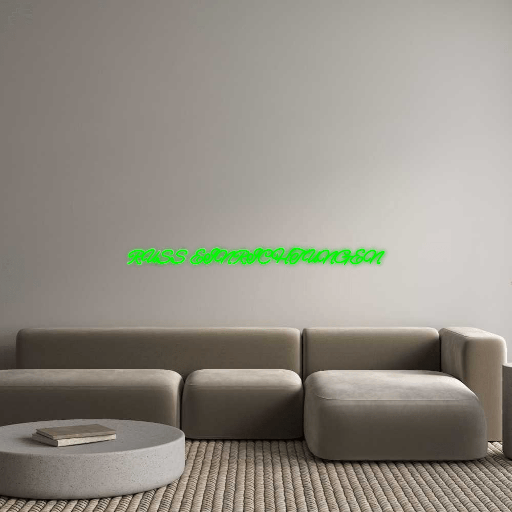 Personalisierbares Neon - LED - Schild in Pink, ideal als Wanddekoration für Wohnzimmer oder Geschäftsräume