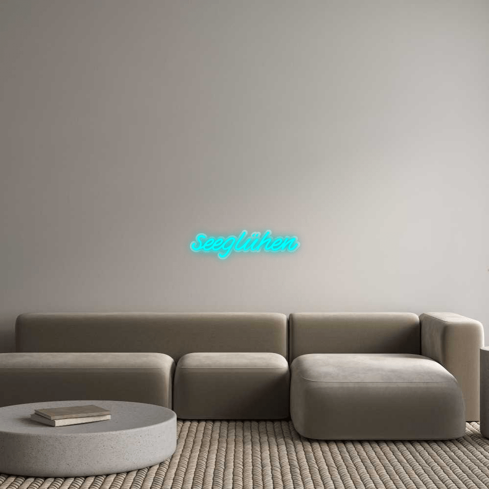 Personalisierbares Neon - LED - Schild in Pink, ideal als Wanddekoration für Wohnzimmer oder Geschäftsräume