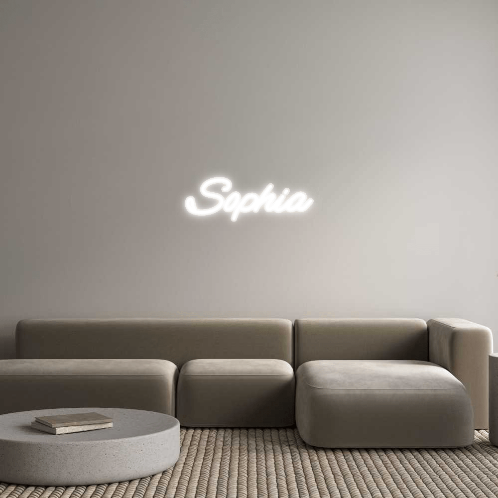 Personalisierbares Neon - LED - Schild in Pink, ideal als Wanddekoration für Wohnzimmer oder Geschäftsräume