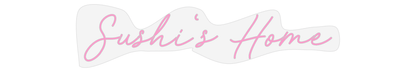 Personalisierbares Neon - LED - Schild in Pink, ideal als Wanddekoration für Wohnzimmer oder Geschäftsräume