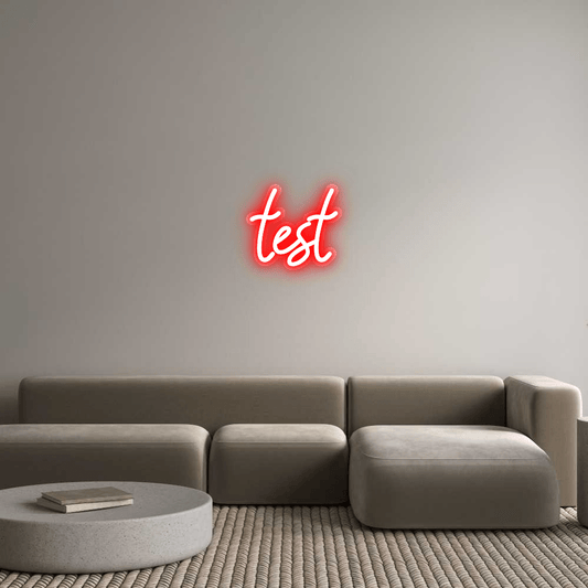 Personalisierbares Neon - LED - Schild in Pink, ideal als Wanddekoration für Wohnzimmer oder Geschäftsräume