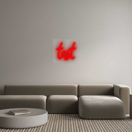 Personalisierbares Neon - LED - Schild in Pink, ideal als Wanddekoration für Wohnzimmer oder Geschäftsräume