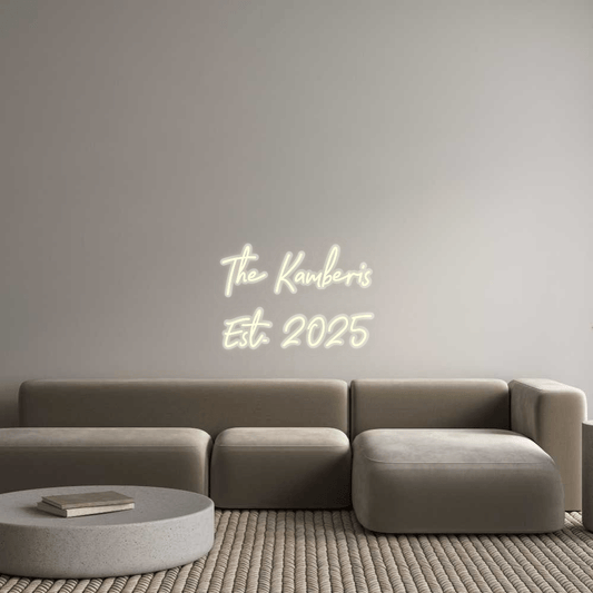 Personalisierbares Neon - LED - Schild in Pink, ideal als Wanddekoration für Wohnzimmer oder Geschäftsräume