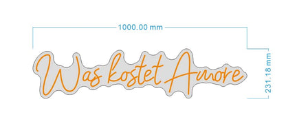 Personalisierbares Neon - LED - Schild in Pink, ideal als Wanddekoration für Wohnzimmer oder Geschäftsräume
