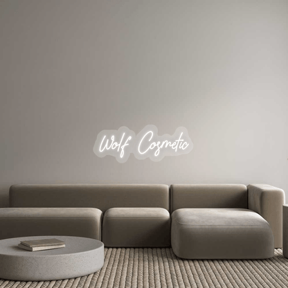 Personalisierbares Neon - LED - Schild in Pink, ideal als Wanddekoration für Wohnzimmer oder Geschäftsräume