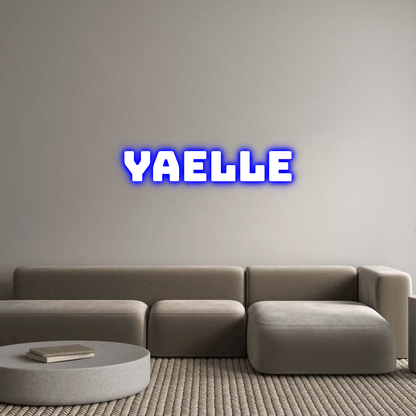 Personalisierbares Neon - LED - Schild in Pink, ideal als Wanddekoration für Wohnzimmer oder Geschäftsräume