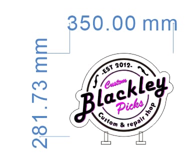 Personalisierbares Neon - LED - Schild in Pink, ideal als Wanddekoration für Wohnzimmer oder Geschäftsräume