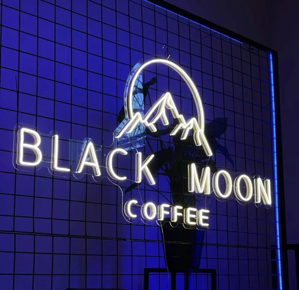 Neonskilt Black Moon