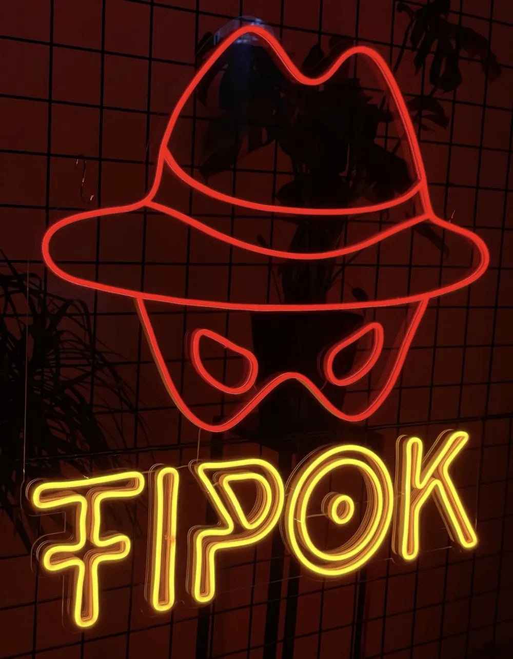 Neonskilt Tipok
